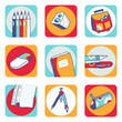 Vector: school picto school picto