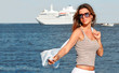 Woman at the sea