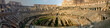 Panaramic view of the roman coliseum