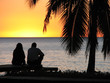 Couple at Sunsat Couple at Sunsat
