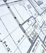 Foto: close up of blue prints from angle close up of blue prints from angle