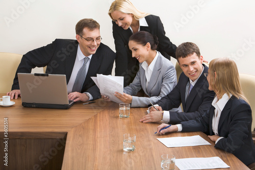 Break at business meeting
