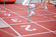 Athletics are close finishing after the run
