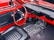 Red car inside Red car inside