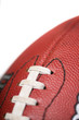 Detailed view of a football with shallow depth of field