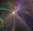 Colored Curves On Black