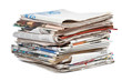 A stack of local newspapers with focus on front. Shallow DOF A stack of local newspapers with focus on front. Shallow DOF