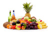 Fresh Vegetables, Fruits and other foodstuffs. Shot in a studio.