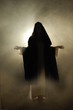 Virgin Mary appearance in a mystical atmosphere. Virgin Mary appearance in a mystical atmosphere.