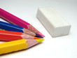 COLOR PENCIL AND ERASER