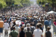 Crowd focus in front Crowd focus in front