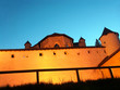 Stadtmauer in Slowakische Stadt