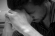 The image of the person which prays to the God kl