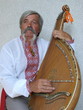 Photo: Senior ukrainian musician with bandura 17 Senior ukrainian musician with bandura 17