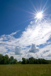 Clear summer sky