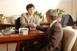 Group of business people working together in the office..