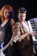 Portrait of a styled professional model. Theme: teens, music..