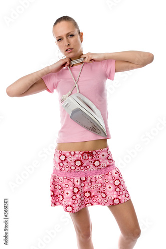 Photo: tired housewife tired housewife