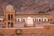 Bell-tower of orthodox church and minaret in St Catherine, Sinai