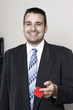 Foto: Presenting a blank business card Presenting a blank business card
