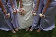 white and purple dress gown with flower bouquet white and purple dress gown with flower bouquet