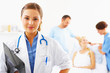 A Young Caring Doctor
