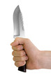 knife isoalted on white (contains clipping path)