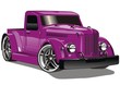 Purple GAZ Hot Rod