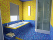 modern bathroom interior (3d rendering)