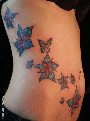 Thinkdiscykab Tattoo Motive Blumen Ranken