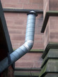 A metal chimney stack A metal chimney stack