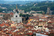 Florence rooftops and Santa Croce