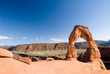 USA. Utah. Moab. Arches National Park. Delicate Arch. USA. Utah. Moab. Arches National Park. Delicate Arch.