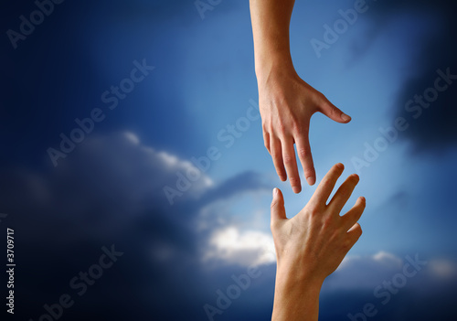 A Hand reaching Out to Someone