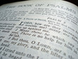 Bible Book of psalms title page