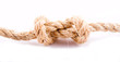 Rope as conjunction on white