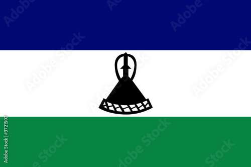 Flag - Lesotho
