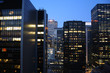 New York City in the night