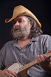 Man Playing Banjo