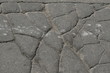 Old cracked asphalt