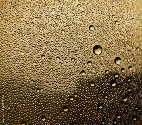 colored glass with drops