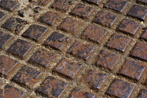 Photo: Rusty metal background. Rusty metal background.