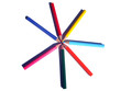 crayons multicolores crayons multicolores