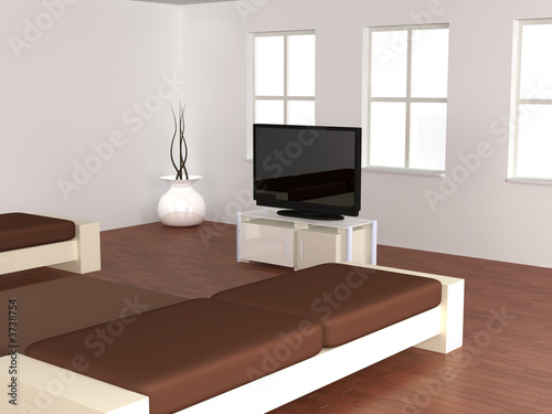 Illustration: Wohnzimmer Interior Wohnzimmer Interior