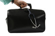 doctor's bag with stethoscope hanging out