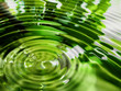 Bright abstract green water background