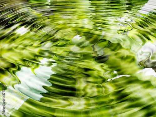 Bright abstract green water background Bright abstract green water background