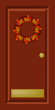 autumn door dark