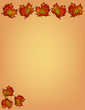 autumn leaf letter
