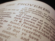 Bible Proverbs of Solomon title page